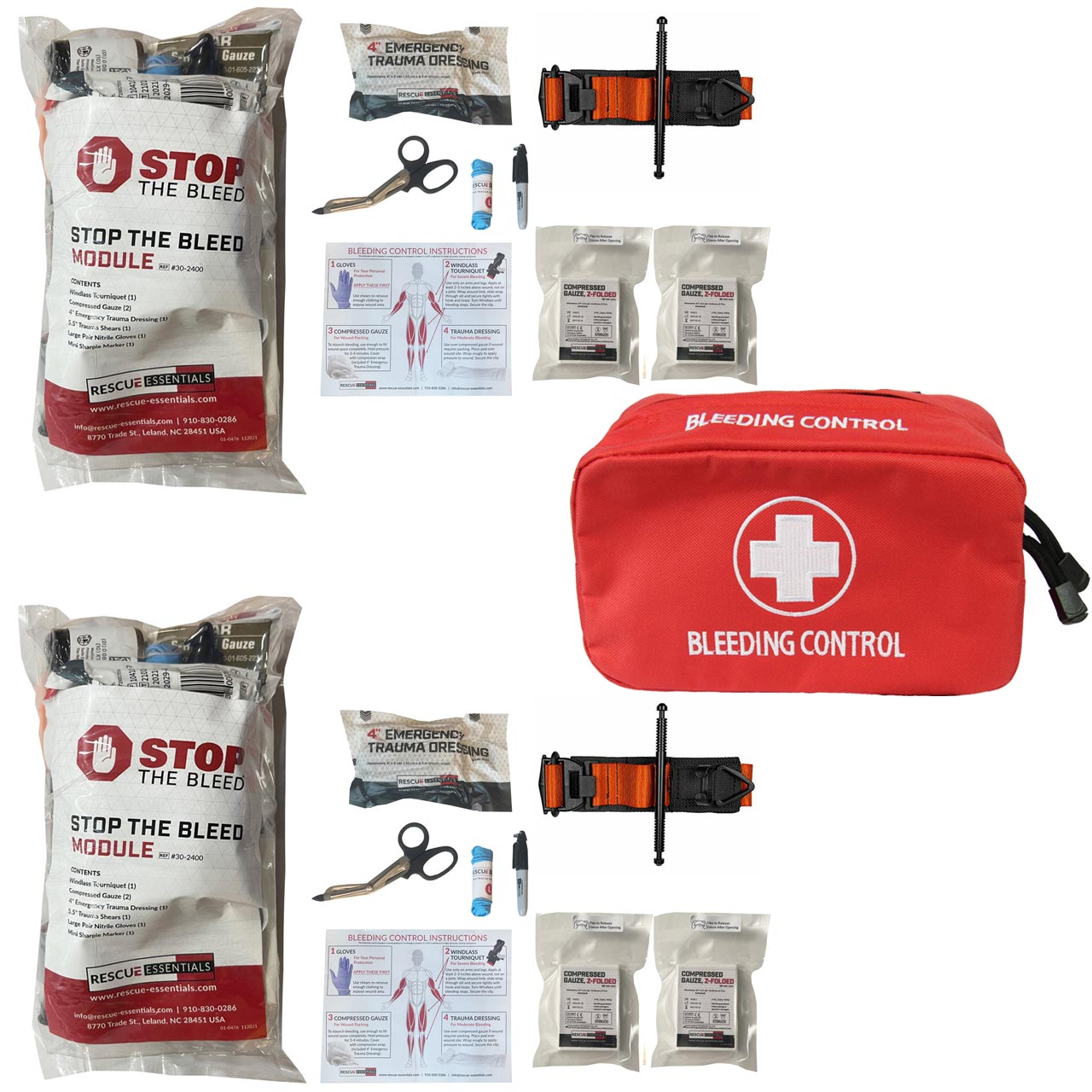Stop The Bleed - Dual Treatment Kit - Basic