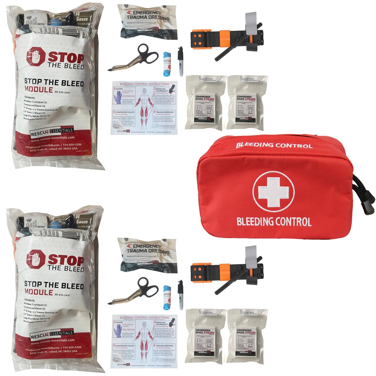 Stop The Bleed - Dual Treatment Kit - Basic