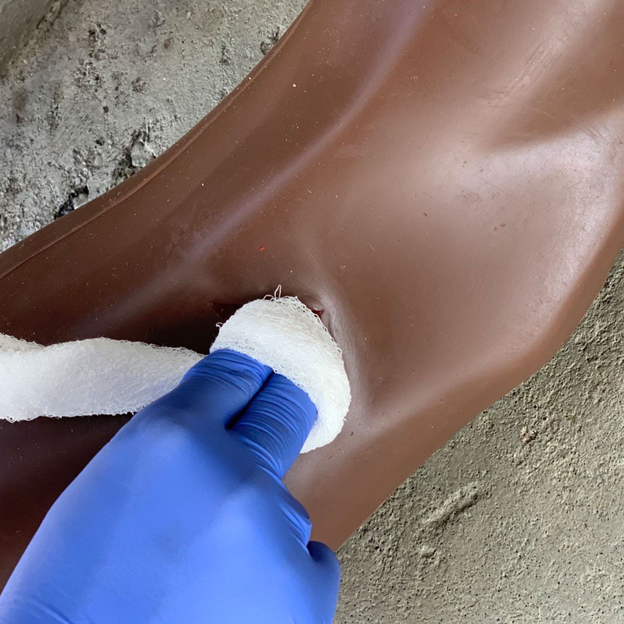 Dark Tone PCT3 Leg Trainer by TrueClot, In use