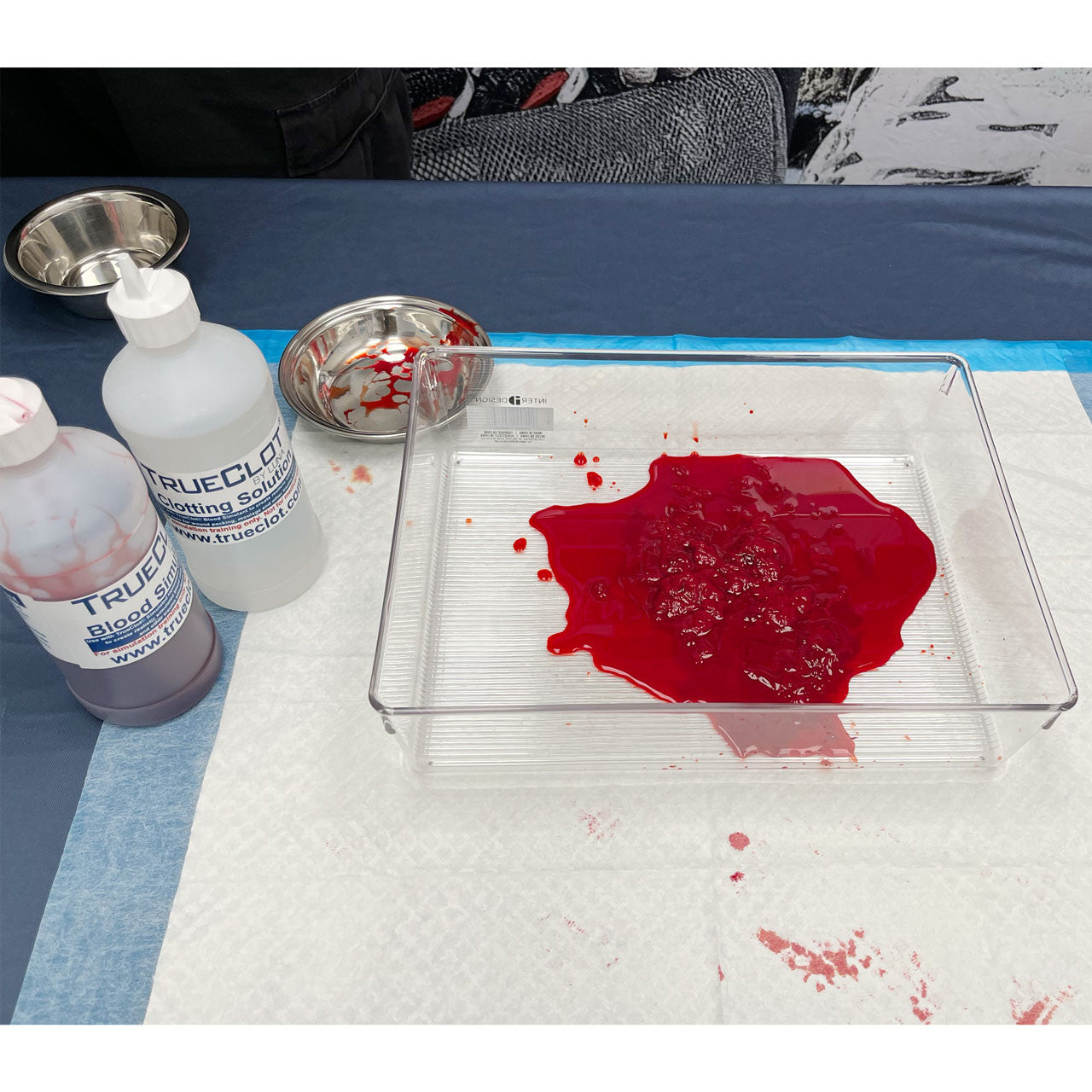 TrueClot Clotting Solution, blood stimulant training