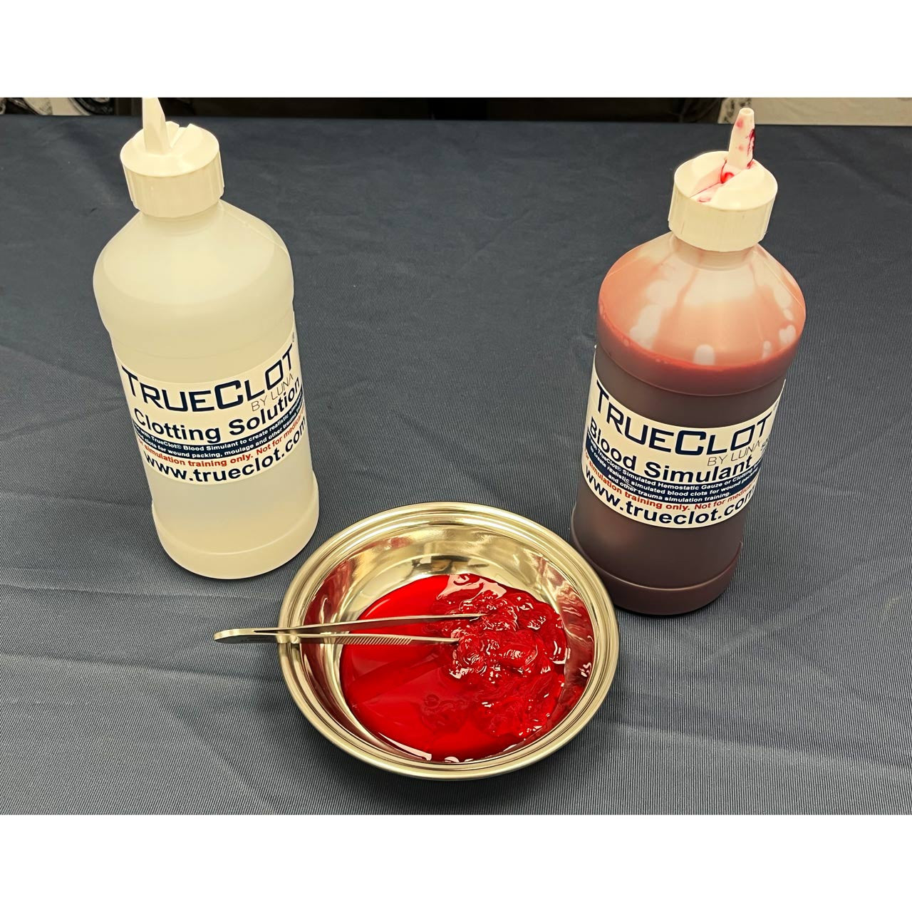 Blood Simulant, Pre-Mixed by TrueClot staged