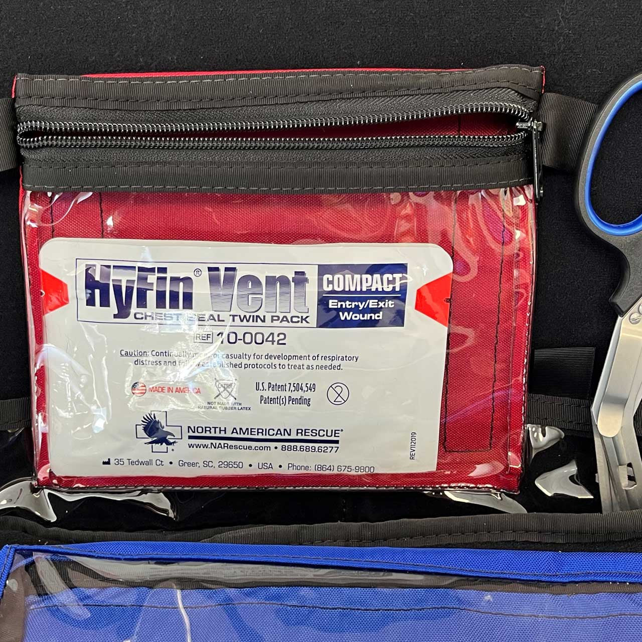Hyfin Vented Chest Seal in packaging