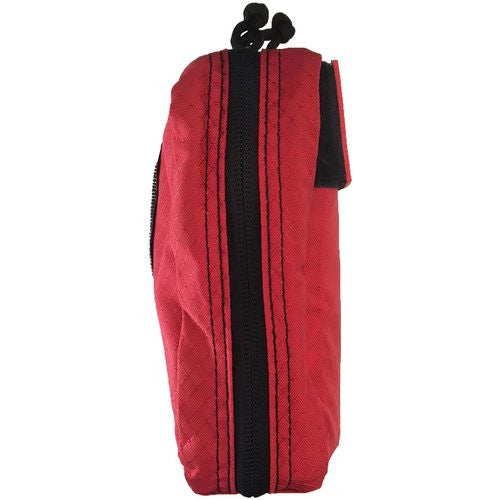 Rescue Essentials Bleeding Control Station IFAK (Individual) in nylon red pouch, side