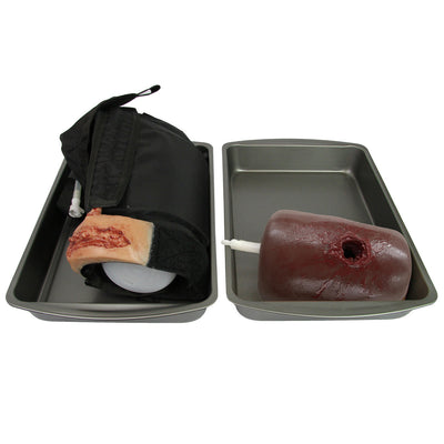 Rescue Essentials Bleeding Control Instructors Kit, dark skin tone trainer