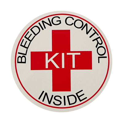 Bleeding Control Designation Stickers, single sticker