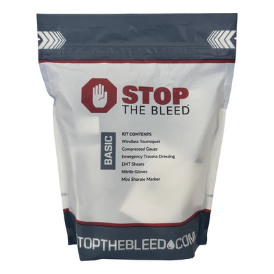 Stop the bleed kit - bleeding control kit front of package