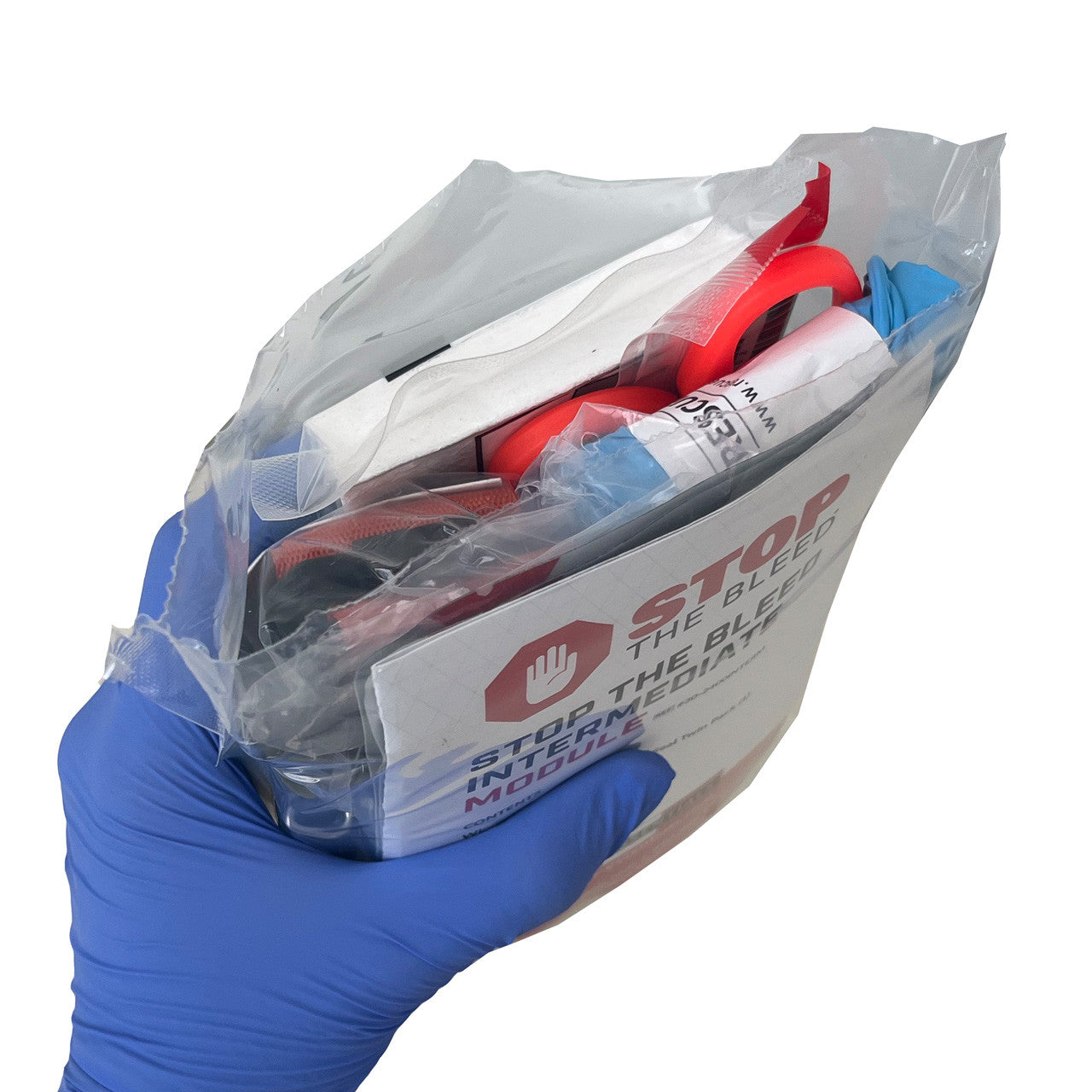 Intermediate Stop the Bleed Module opened in hand