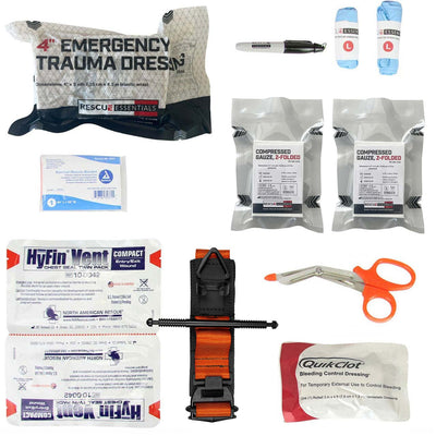 Stop the Bleed Advanced Module - Components with SOF Tourniquet
