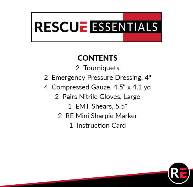 Bleeding Control Public Access Kit, Double-contents list