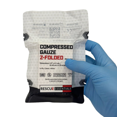 Compressed Gauze, Z-folded