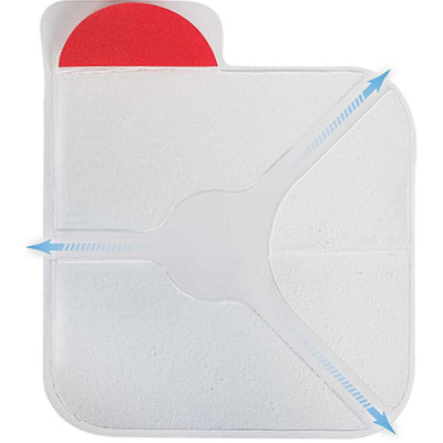 Hyfin Vented Chest Seal - individual chest seal showing vents