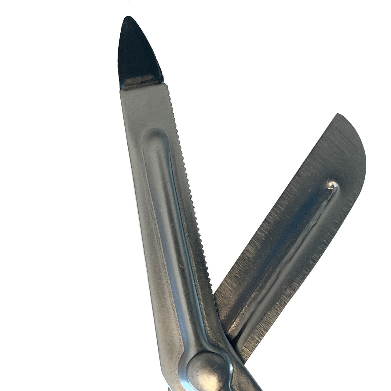 Black Stainless Steel 5.5" EMT Shears, tip open