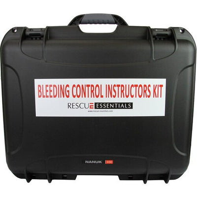 Rescue Essentials Bleeding Control Instructors Kit, in case