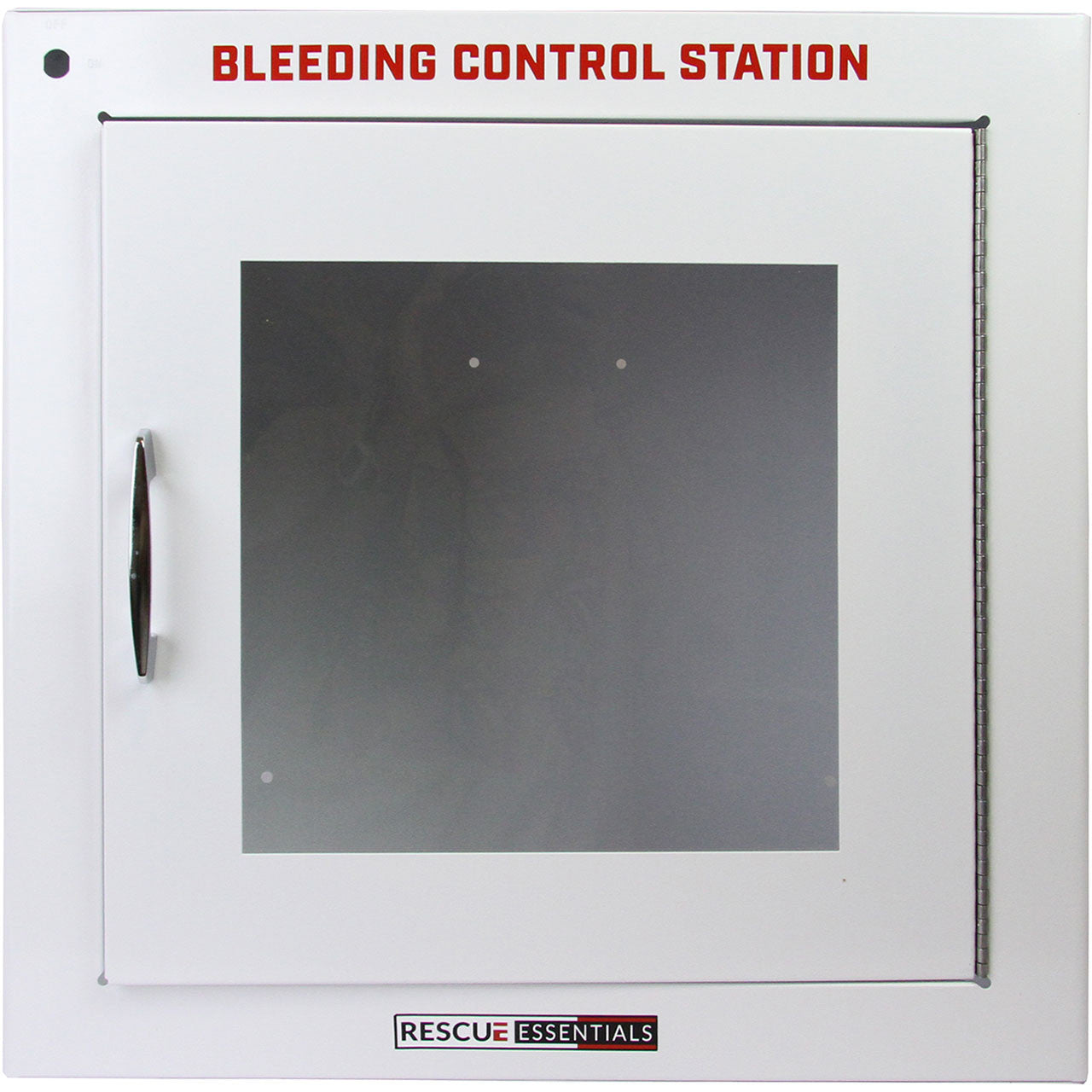 Bleeding Control Metal Indoor Cabinet by rescue essentials empty