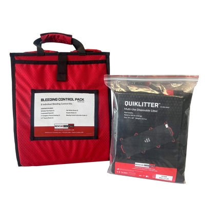 30-9022 Bleeding Control Station  - IFAK Insert Only + 1 QuikLitter