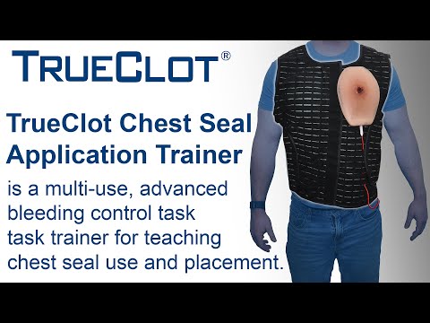 TrueClot Chest Seal Application Trainer